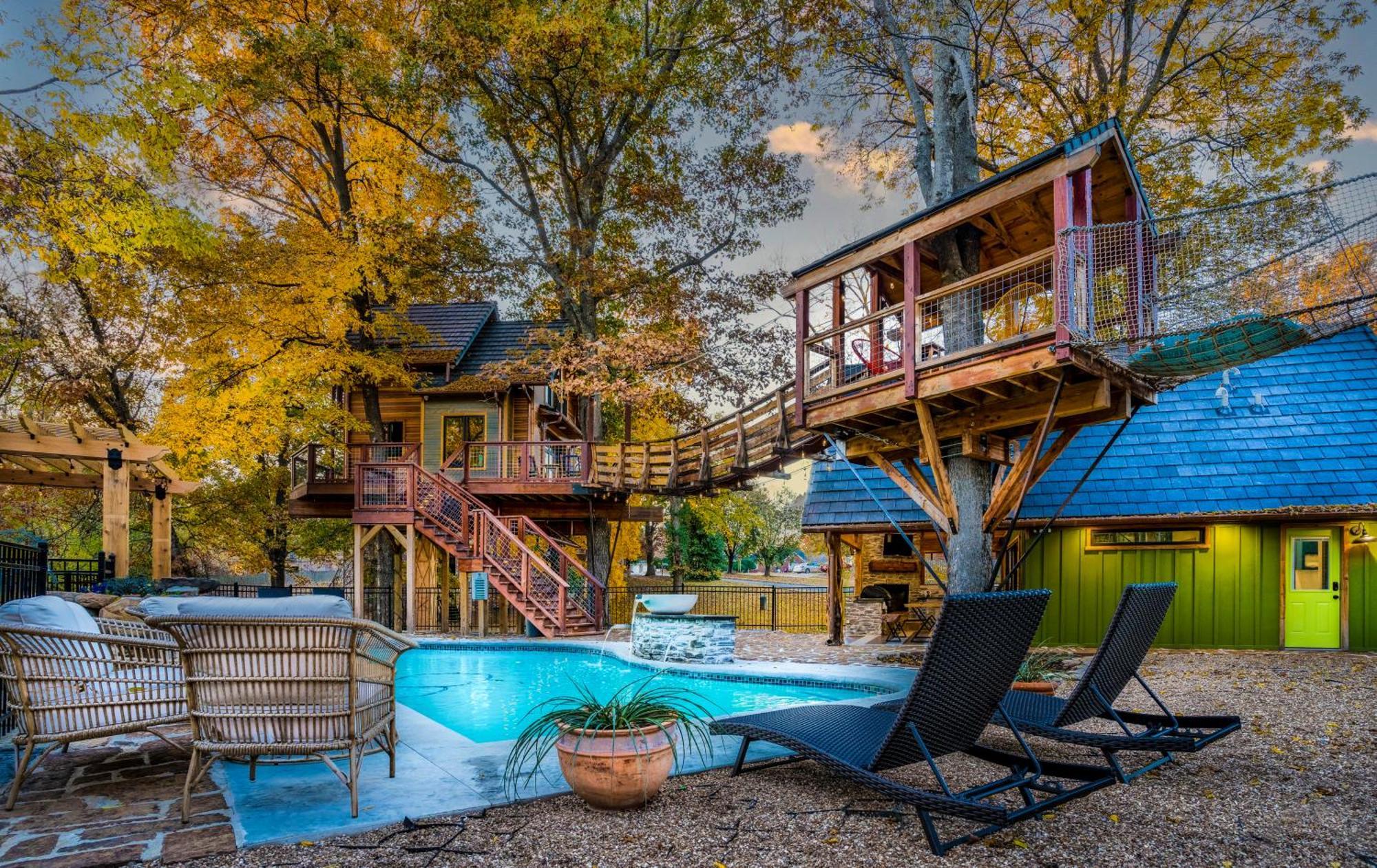 The Tree House In Bentonville Buitenkant foto